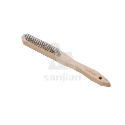 Brush Wire Brush Cleaning Brush with Wooden Handle (SJIE3001)