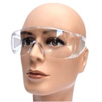 Rimless Anti-Fog Garden Protective Safety Glasses Transparent Lens Safety Goggles